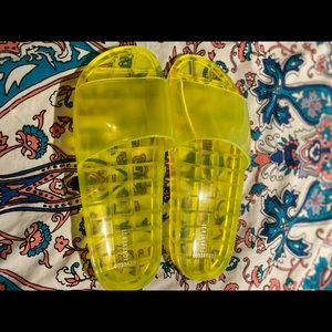 Neon Yellow Slides